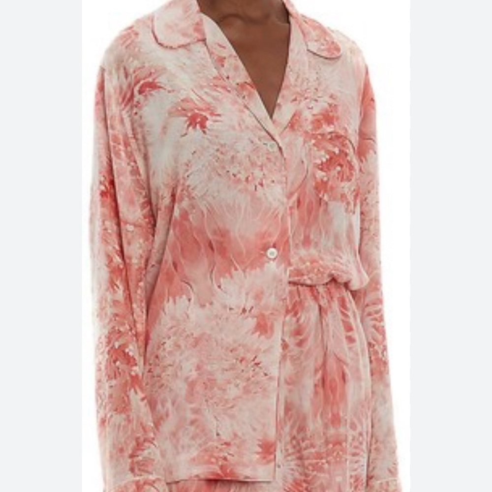 Alexander McQUEEN Silk Pajama Top